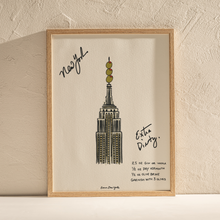 Load image into Gallery viewer, City Cocktail Series | New York, Extra Dirty Martini Artist Print