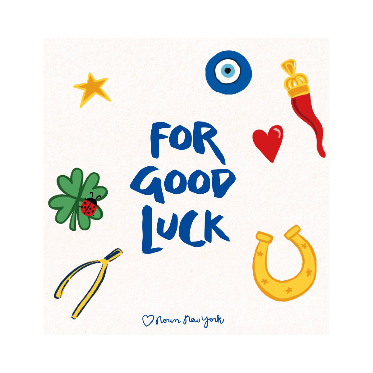 poster-for-good-luck-noun-new-york for Free Printable Good Luck Card Template Poster for Good Luck – Noun New York for Free Printable Good Luck Card Template