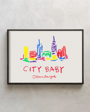Load image into Gallery viewer, City Baby Artist Print