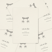 Load image into Gallery viewer, Semi-Custom Save the Date | Champagne Flues Collection