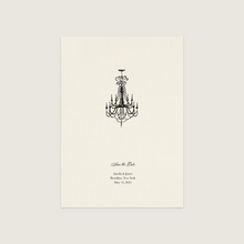 Load image into Gallery viewer, Semi-Custom Save the Date | Chandelier