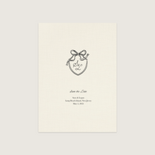 Load image into Gallery viewer, Semi-Custom Save the Date | Couple Crest