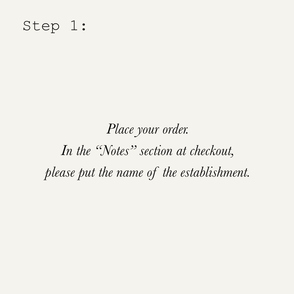 Custom Restaurant or Venue Print, Color