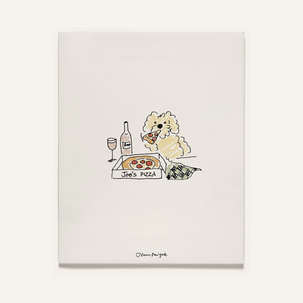 Dining Dogs | A Poodle, Pizza & Pinot