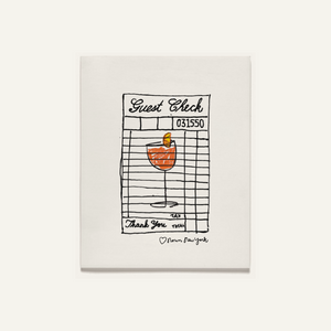 Aperol Spritz Guest Check Art Print