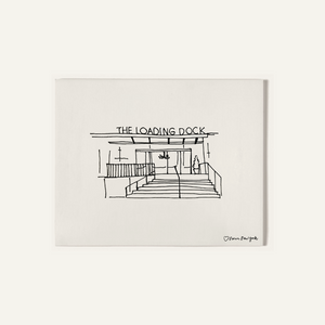 Custom Restaurant or Venue Print, Black & White