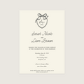 Semi-Custom Wedding Invitation | Couple's Crest