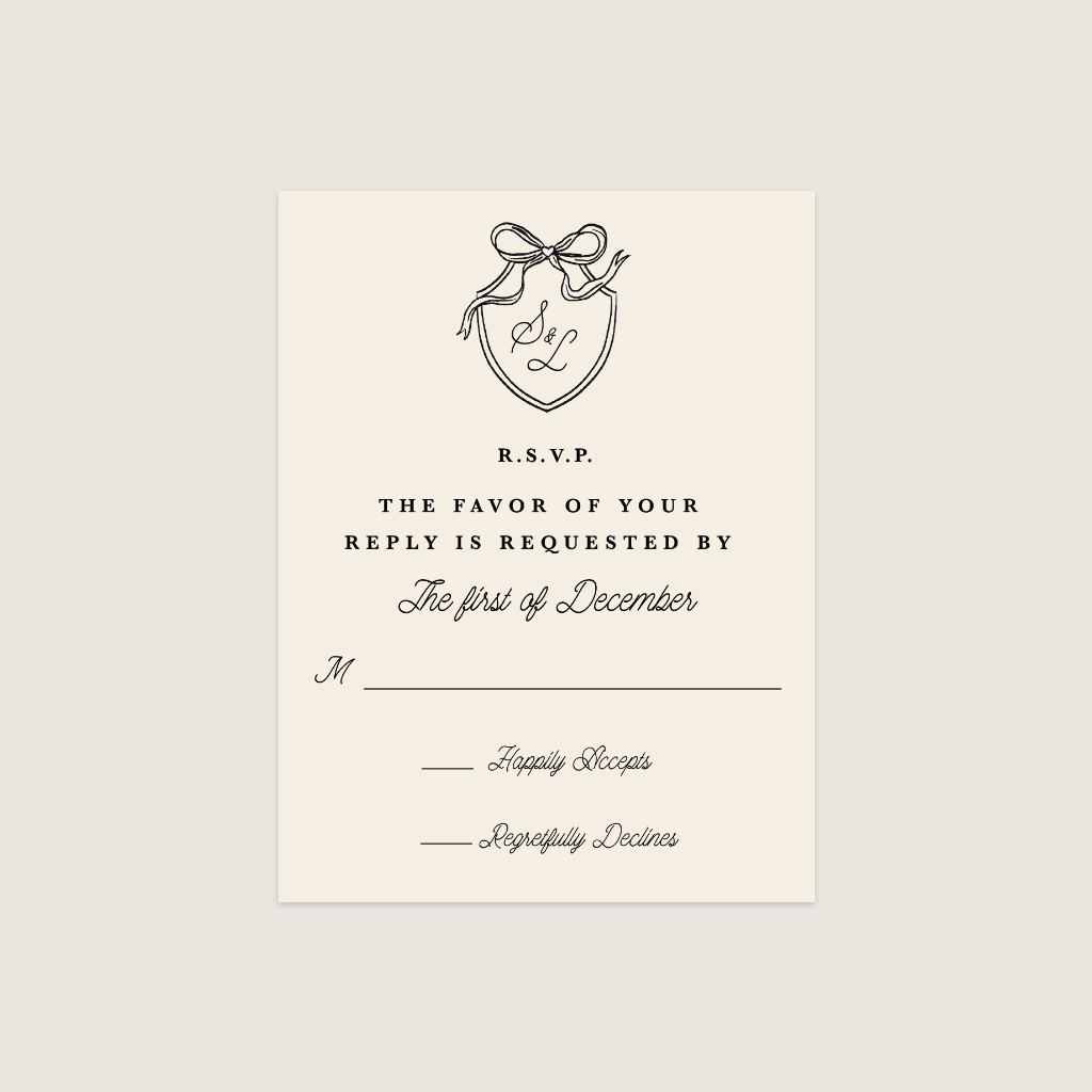 Semi-Custom RSVP Card | Choose Your Design