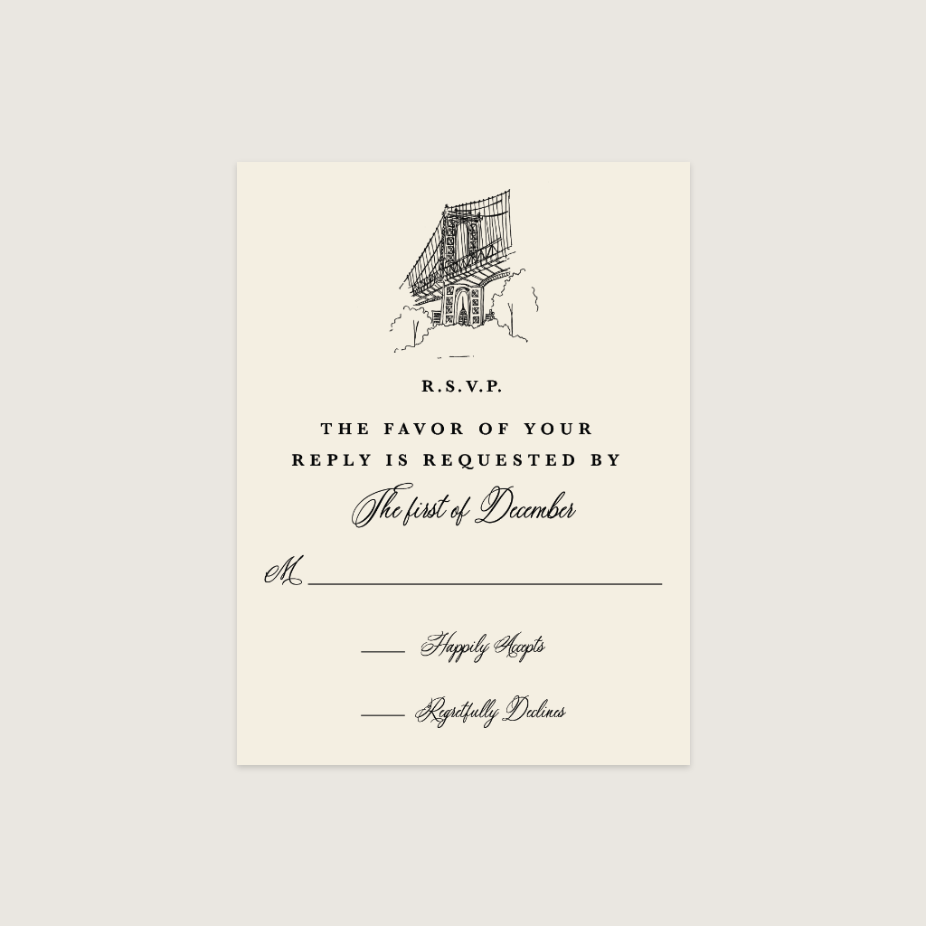Semi-Custom RSVP Card | Choose Your Design