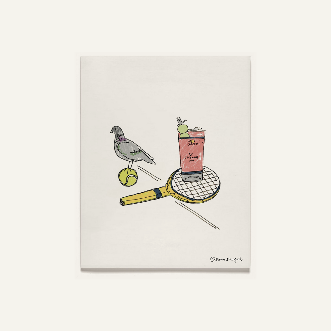 Limited Edition US Open Print – NYC Tennis Art