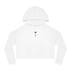 Extra Dirty Martini with a Bow Cropped Hooded Sweatshirt