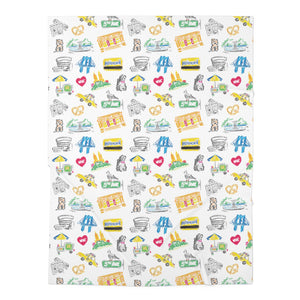 NYC Baby Swaddle Blanket