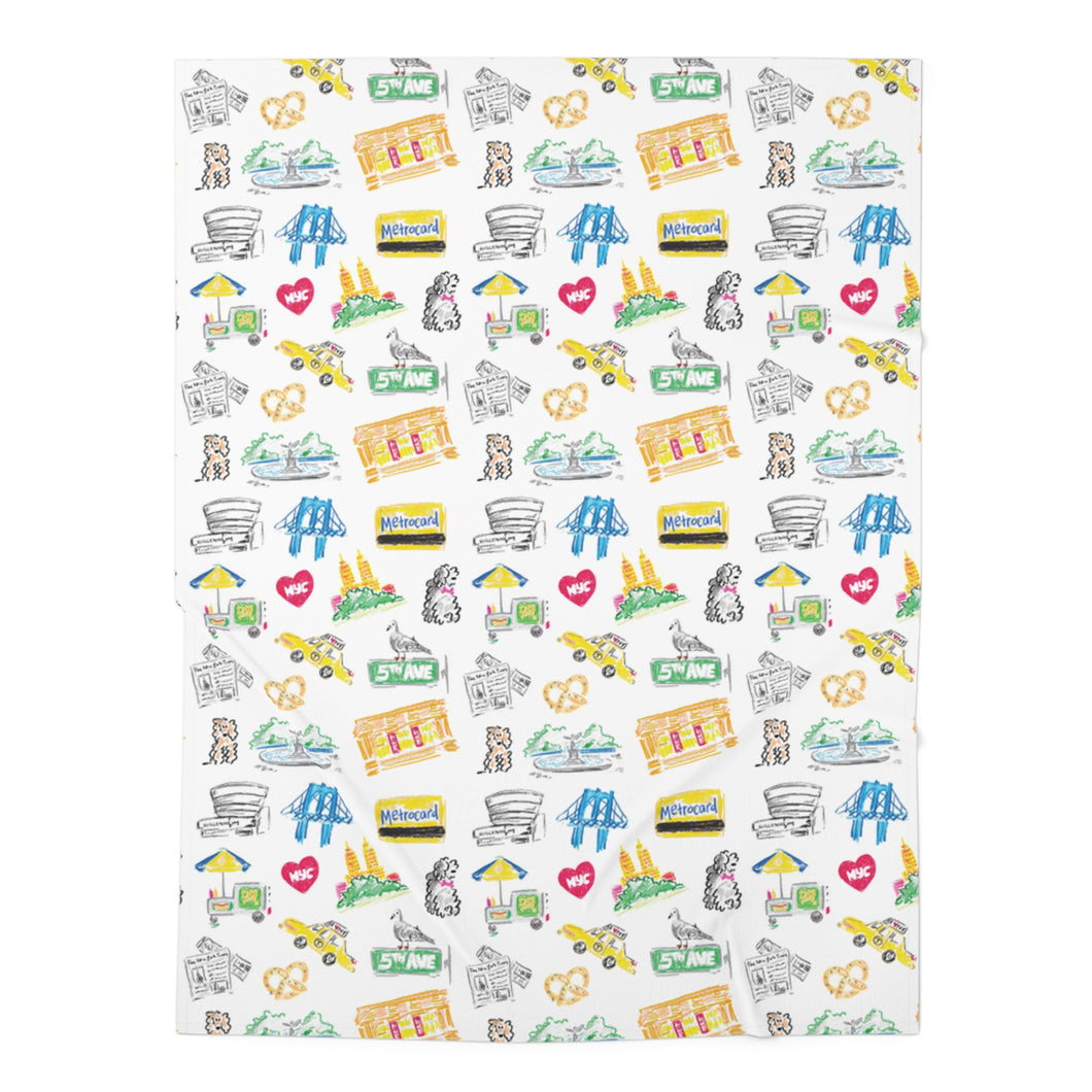 NYC Baby Swaddle Blanket