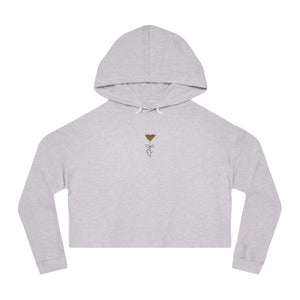 Extra Dirty Martini with a Bow Cropped Hooded Sweatshirt