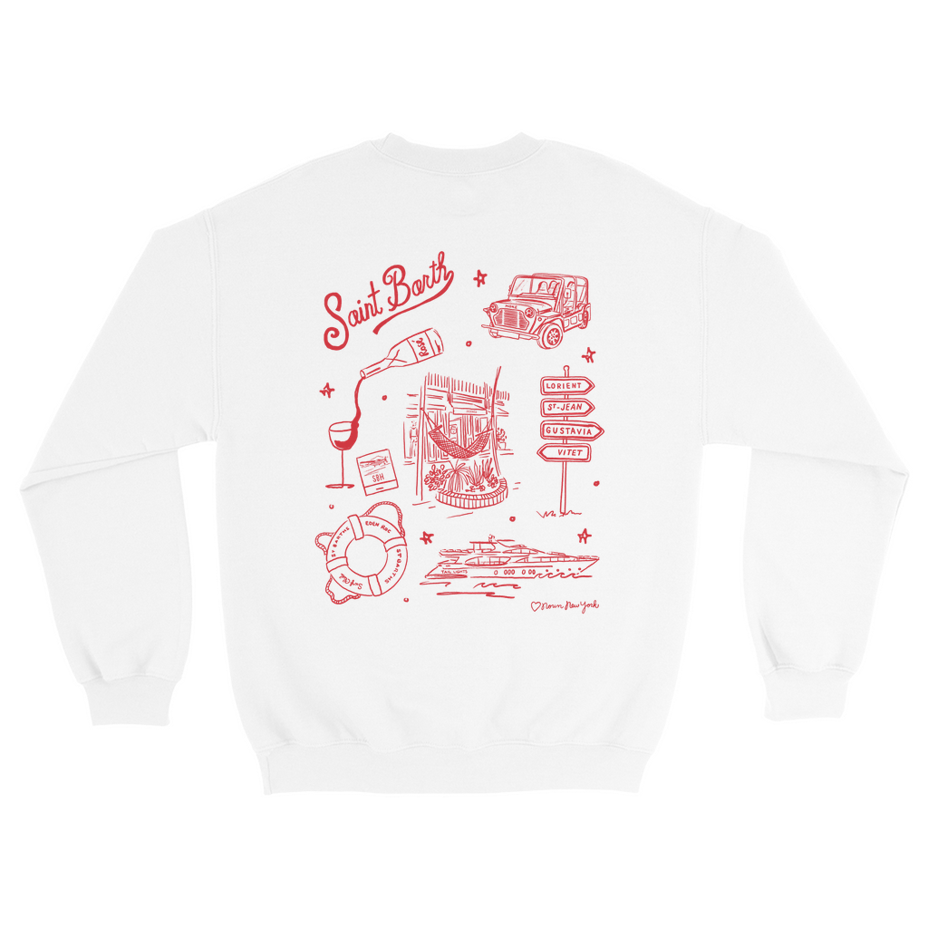 St. Barth Illustrated Crewneck