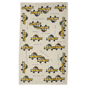 Taxi Tea Towel