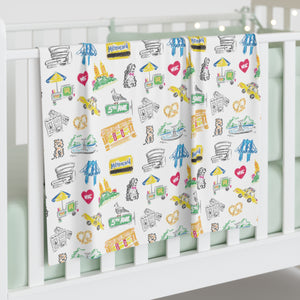 NYC Baby Swaddle Blanket