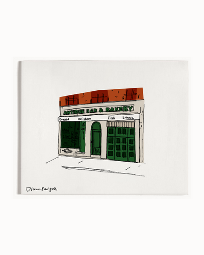 Antique Bar & Bakery Hoboken Artist Print