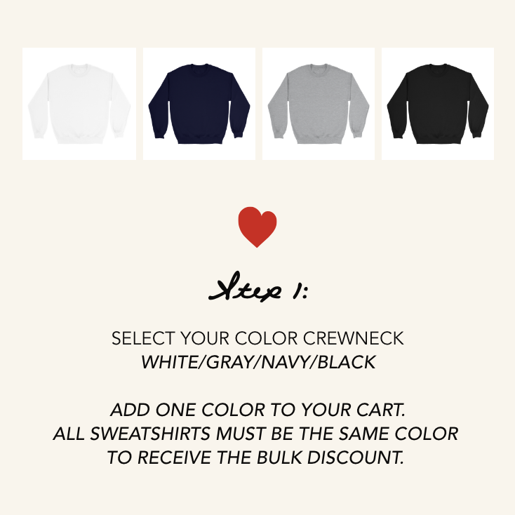 Custom Bachelorette Crewnecks