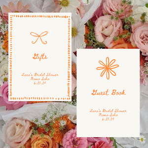 Floral Themed Bridal Shower Bundle- DIGITAL TEMPLATE*