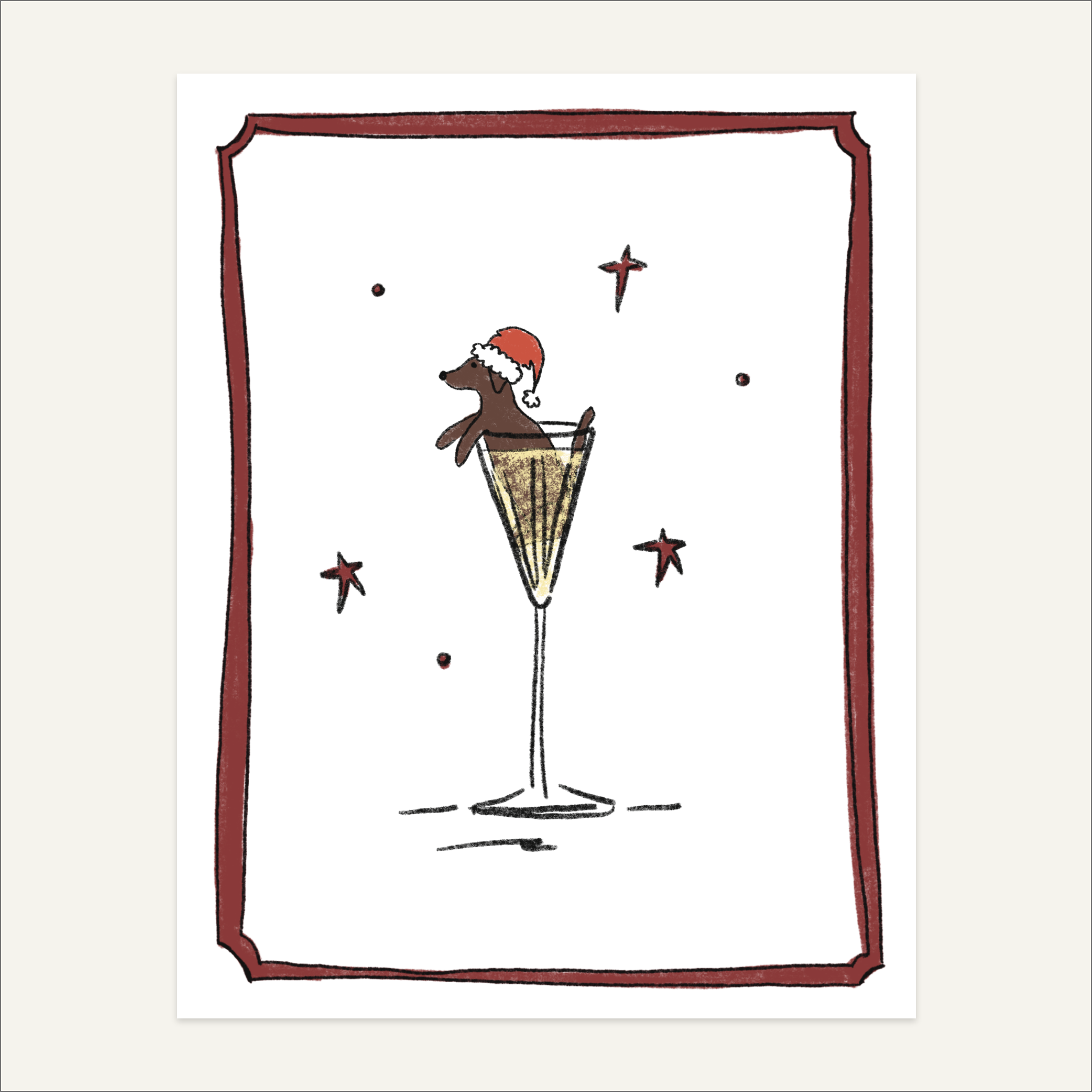 Pawfect Cocktail  | Dachshund through Champagne