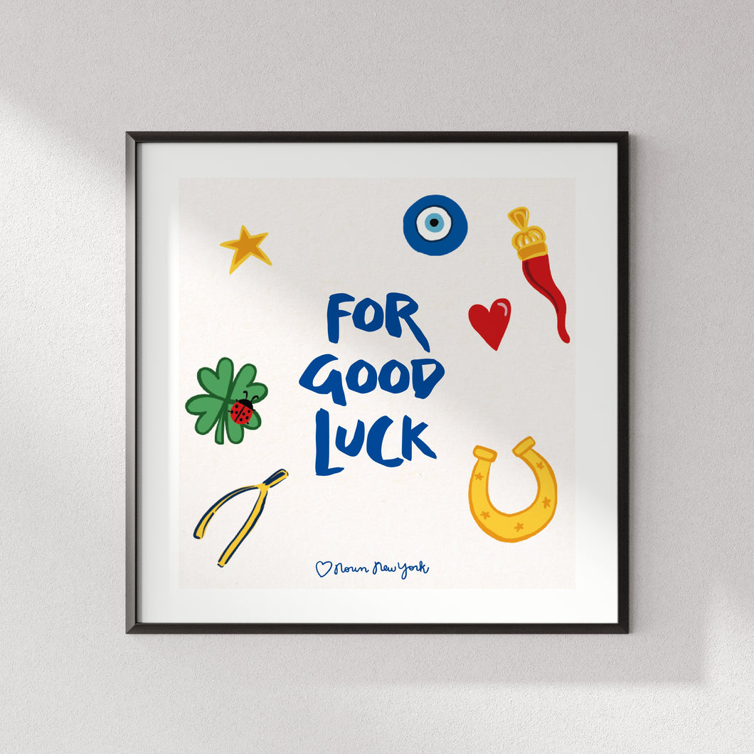 poster-for-good-luck-noun-new-york for Good Luck Printable Cards Free Poster for Good Luck – Noun New York for Good Luck Printable Cards Free