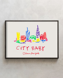 City Baby Artist Print