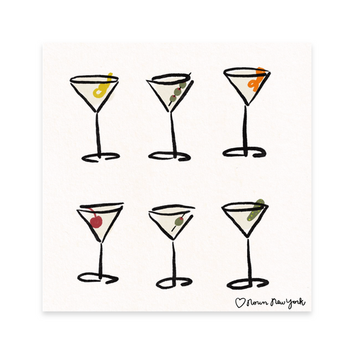 All the Martinis Print