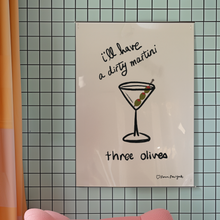 Load image into Gallery viewer, Made With Love, Martini Poster