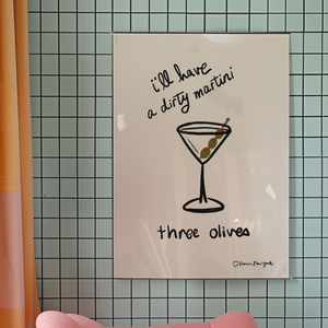 Made With Love, Martini Poster