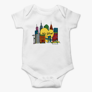 New York City Baby Short Sleeve Onesie