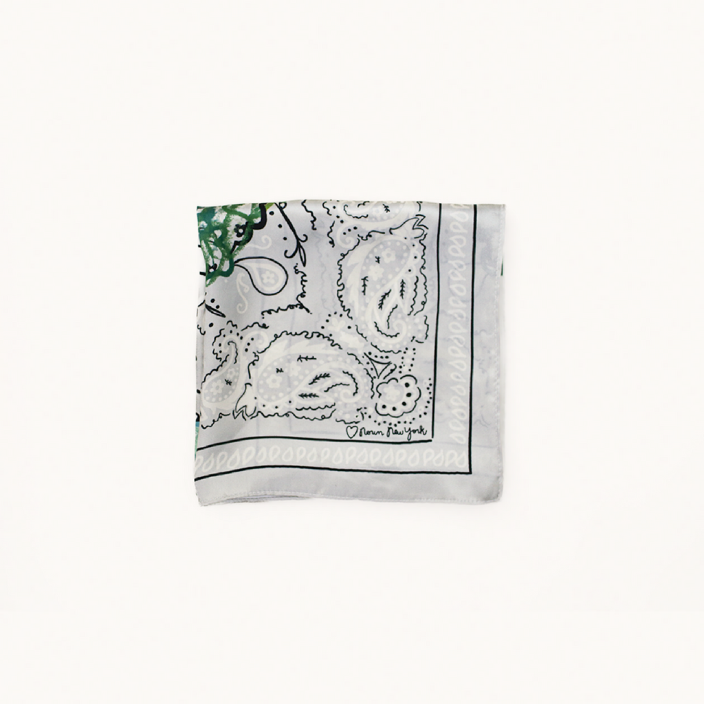 Concrete Jungle Silk Scarf