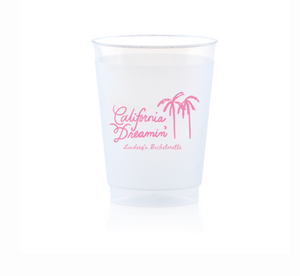 California Dreamin Napkins + Cups