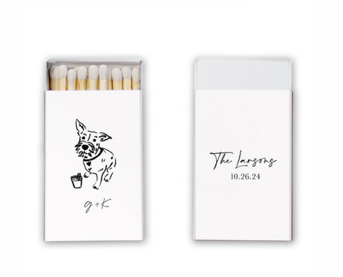 Gizelle Weddiing Matchbooks