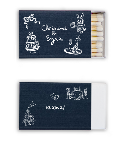 Christine & Ezra Matchbooks