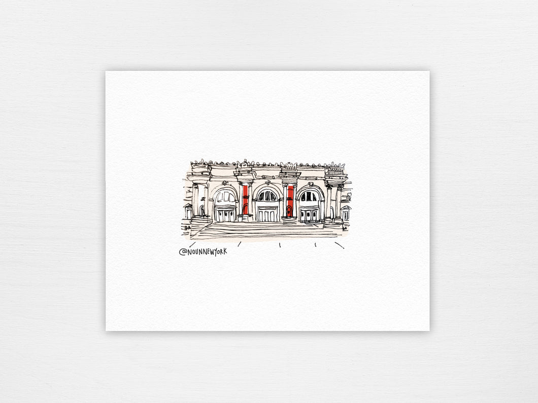 NYC Storefront Illustrations | The Metropolitan Museum of Art Print