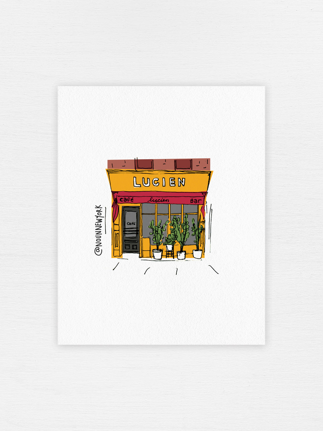 NYC Storefront Illustrations | Lucien Print