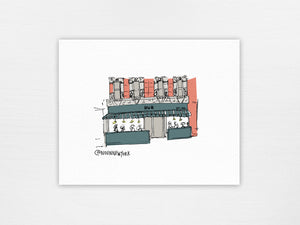 NYC Storefront Illustrations | Bua Print