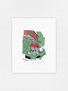 NYC Storefront Illustrations | Bar Primi
