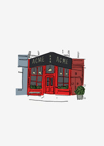 NYC Storefront Illustrations | Acme Print