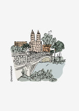 Load image into Gallery viewer, NYC Illustrations | Bow Bridge Print