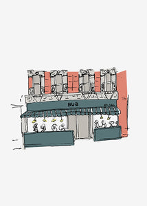 NYC Storefront Illustrations | Bua Print