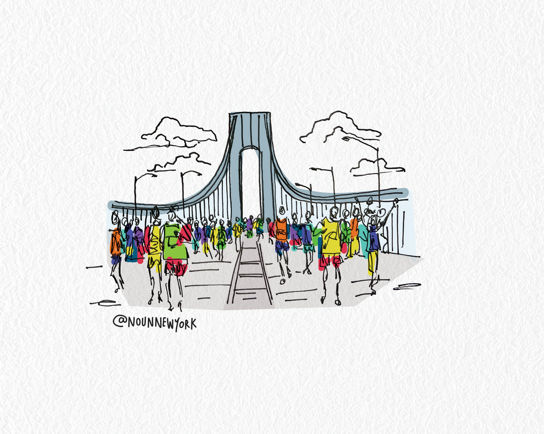 New York City Marathon Print
