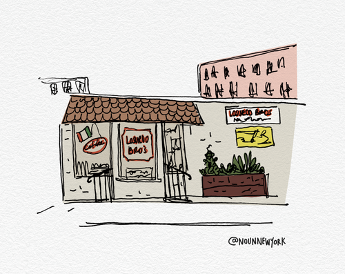 Losurdos Deli Hoboken Artist Print